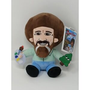 Bob Ross Phunny Kidrobot Happy Trees Artist PBS Nostalgia Plush Doll Stuffed NWT